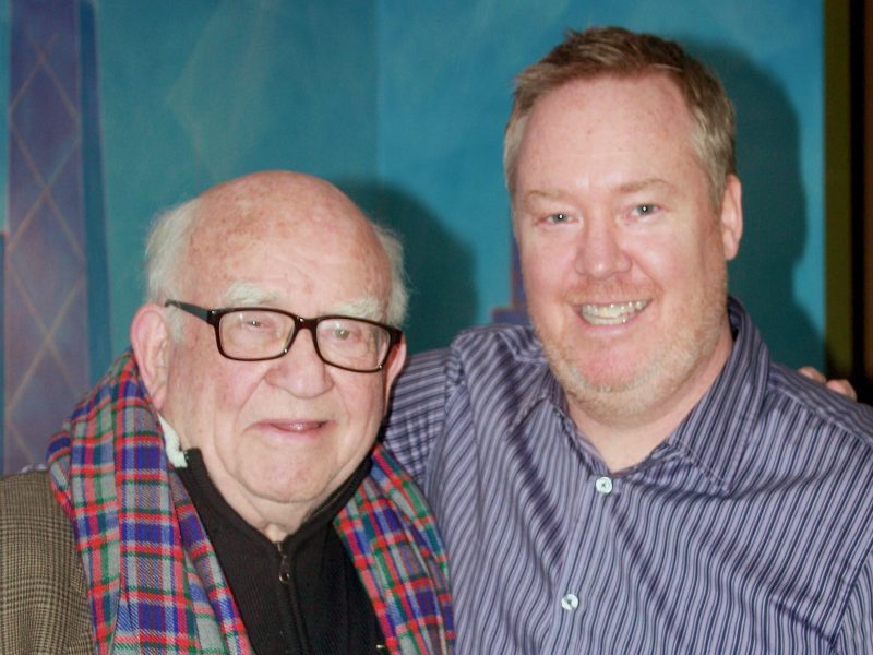 Ed Asner at BAM Studios