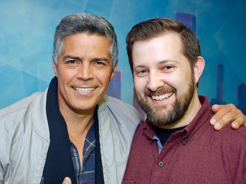 Esai Morales at BAM Studios