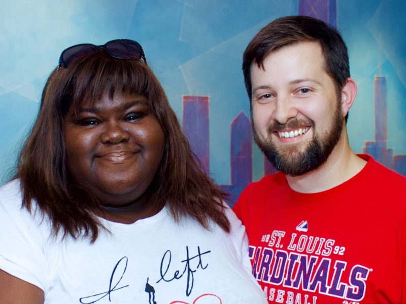 Gabourey Sidibe at BAM Studios