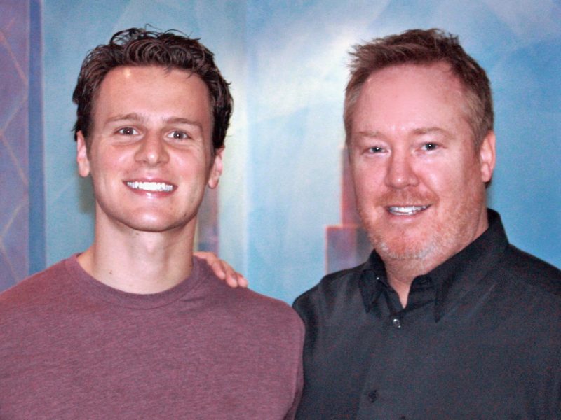 Jonathan Groff at BAM Studios