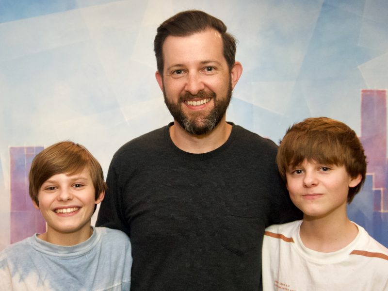 Nicholas and Cameron Crovetti at BAM Studios