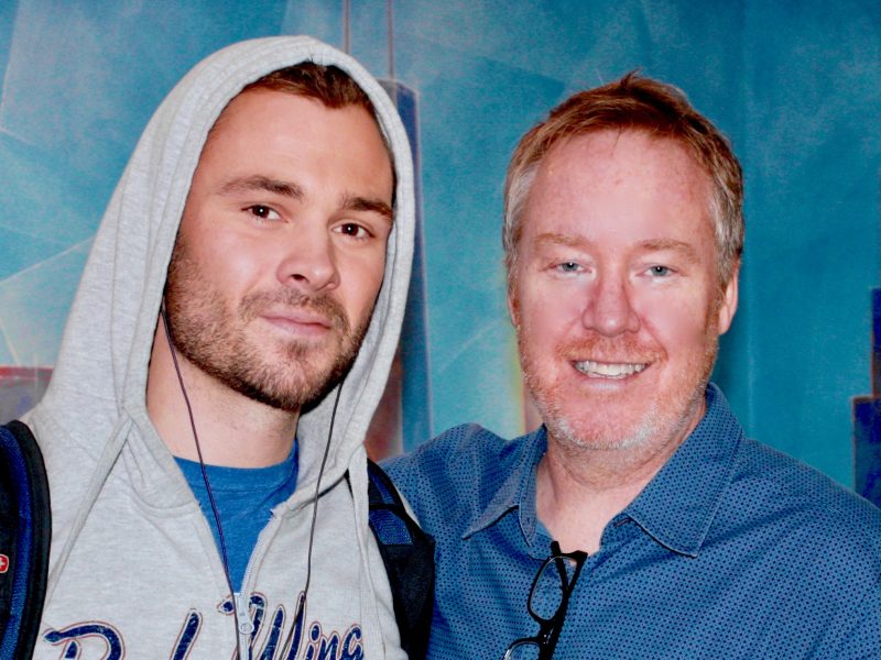 Patrick Flueger at BAM Studios