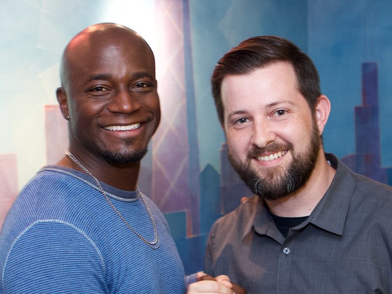 Taye Diggs at BAM Studios