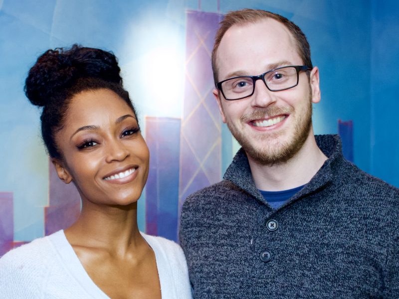 Yaya DaCosta at BAM Studios