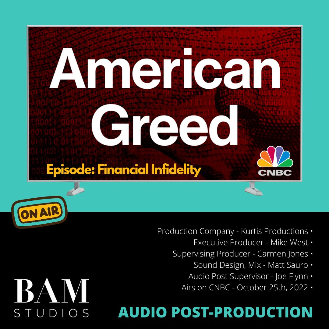 BAM mixes CNBC's latest episode of American Greed.
