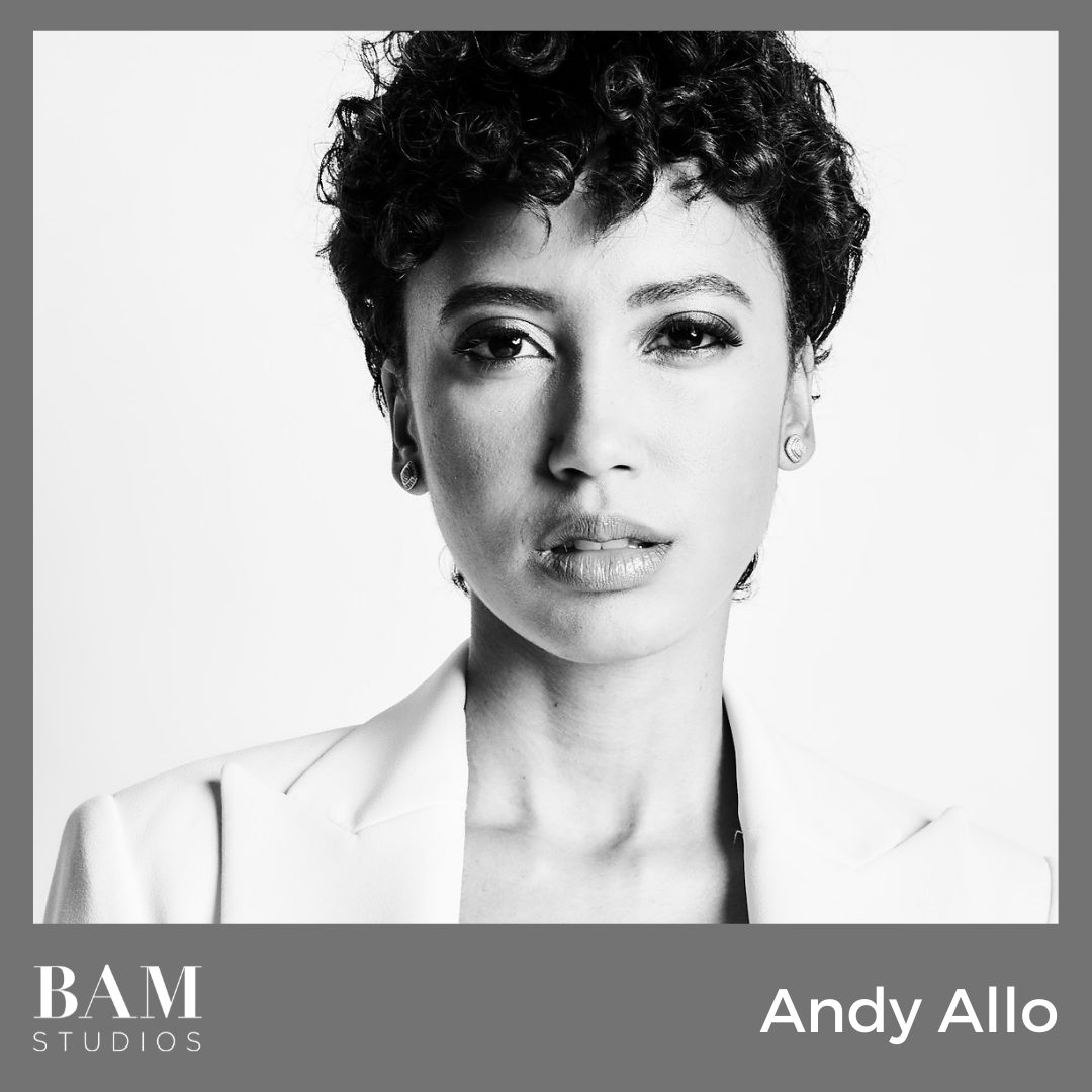 Actor, singer-songwriter, and director Andy Allo records ADR at BAM!