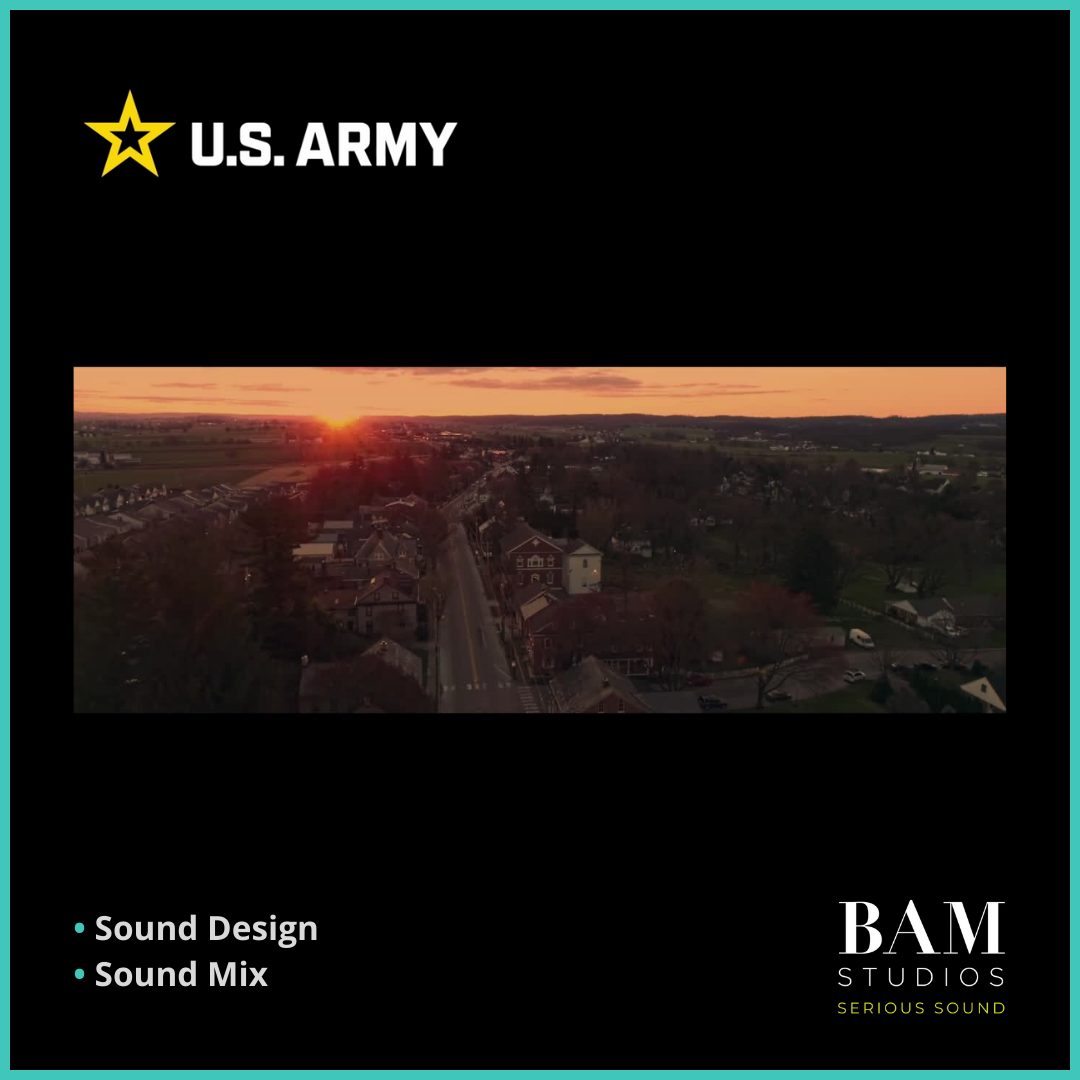 BAM handles audio post for U.S. Army TV campaign!