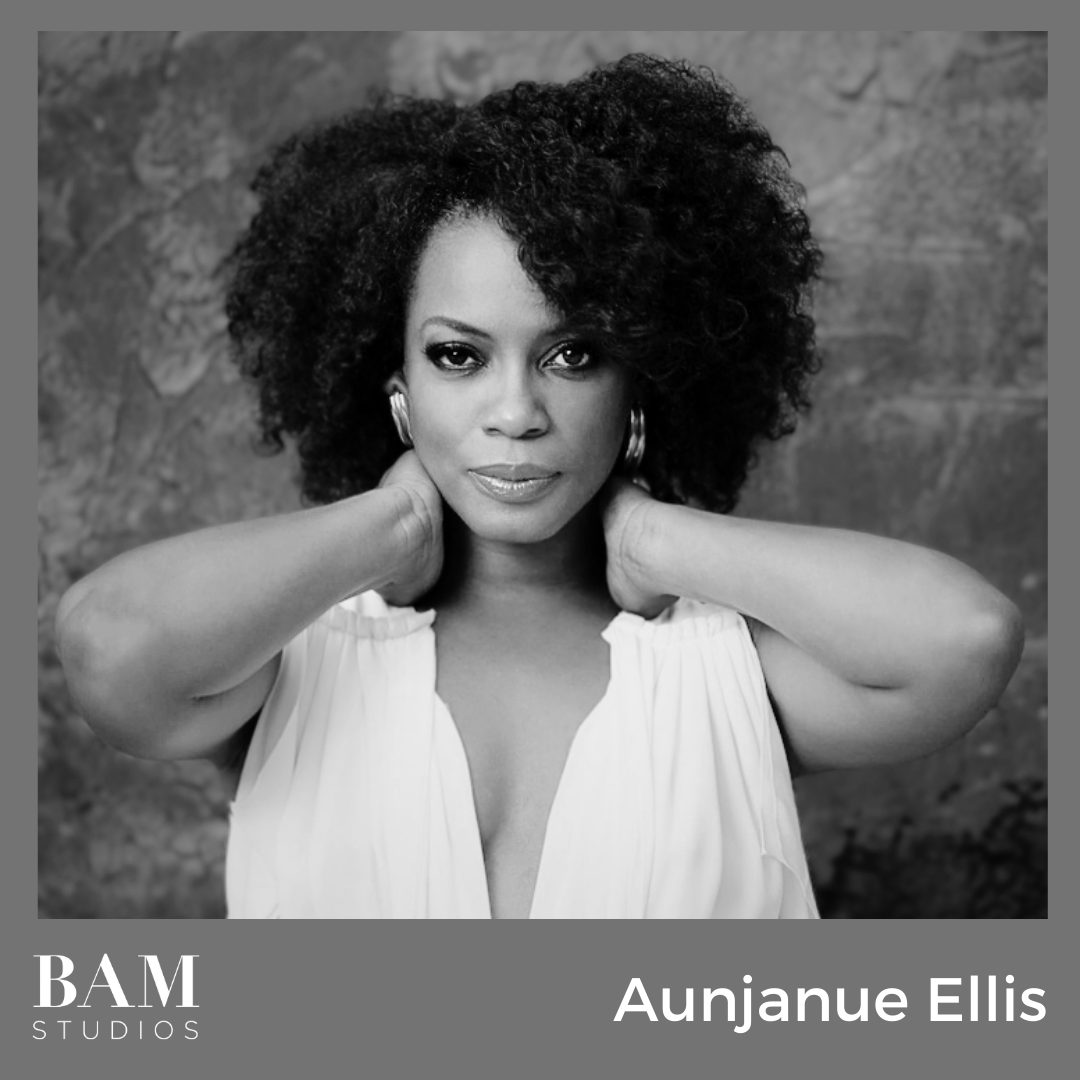 Aunjanue Ellis records voiceover at BAM!