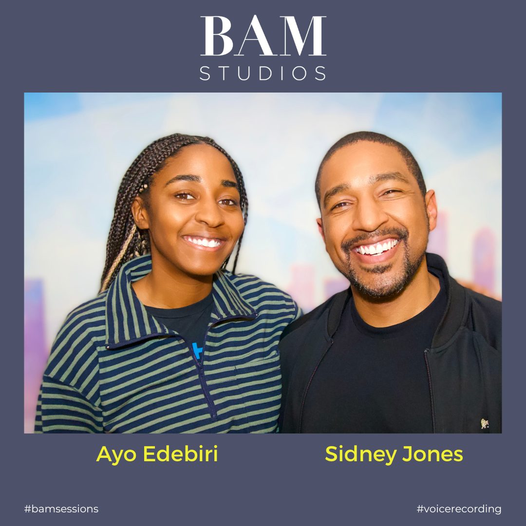 Actress Ayo Edebiri records at BAM!