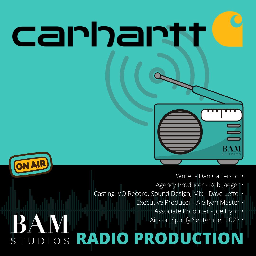 Another Carhartt radio project produced by BAM!