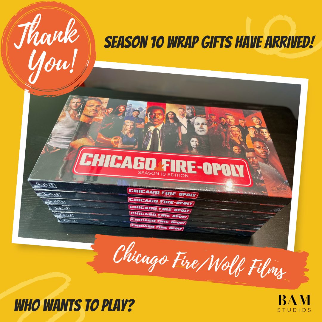 Chicago Fire's wrap gifts have arrived!