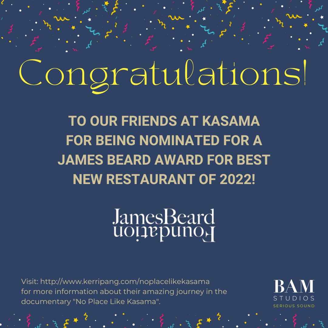 Congratulations Kasama on your James Beard Award nomination!
