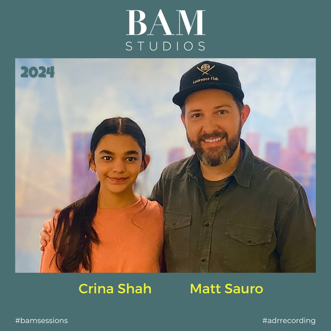 Crina Shah records ADR at BAM!