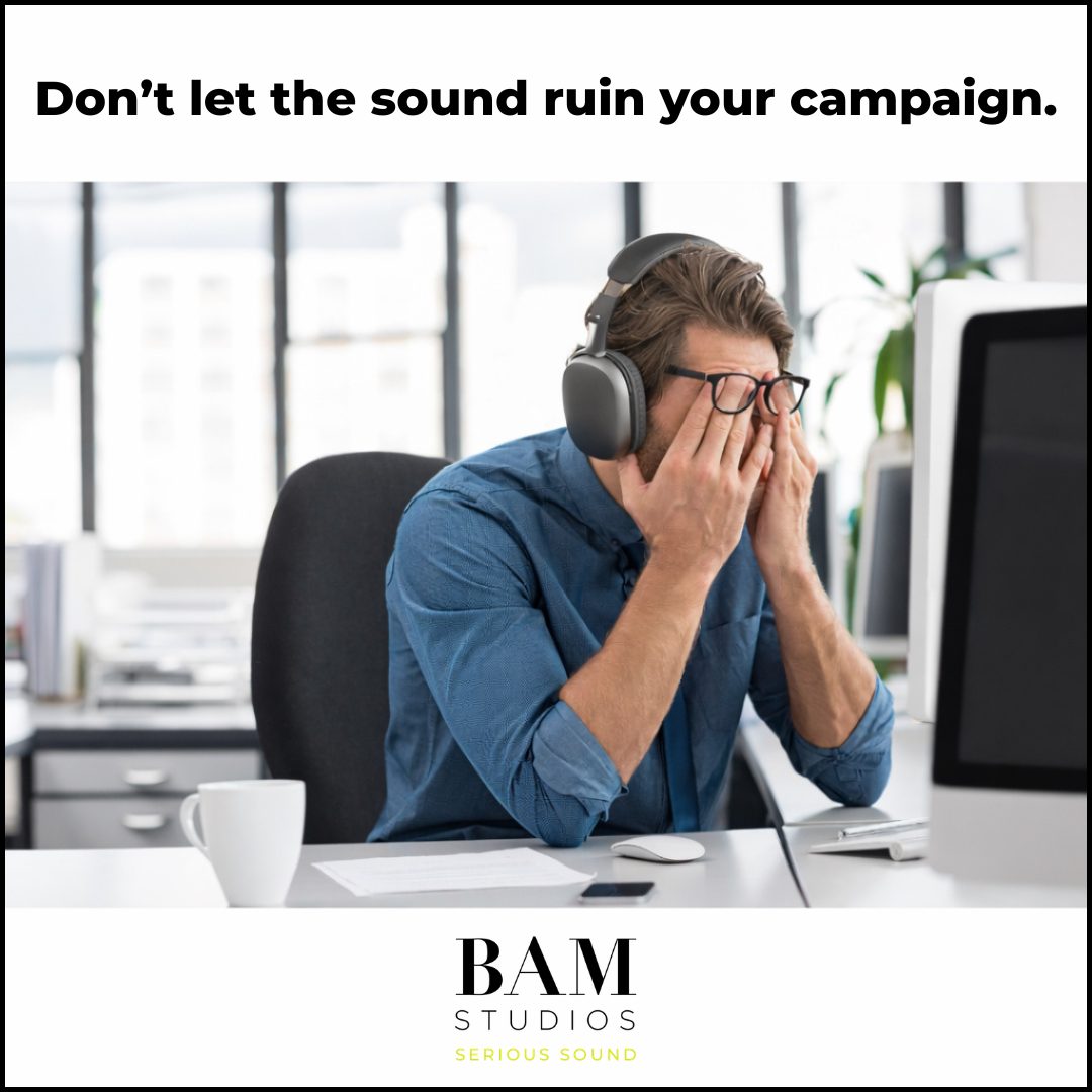 Great Visuals. Terrible Sound. Don’t Be The Weak Link.