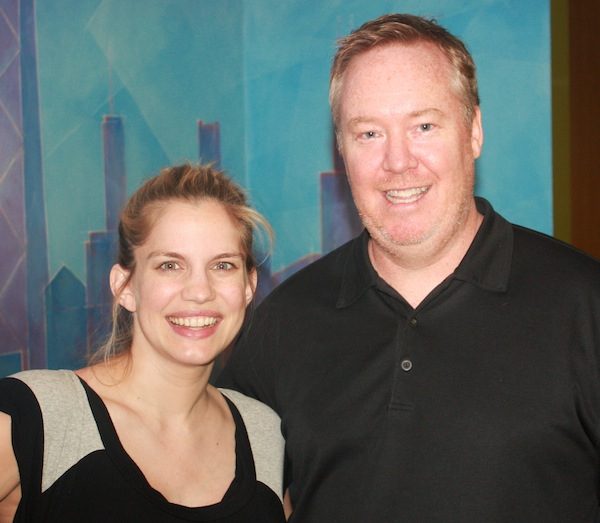 Actress Anna Chlumsky records at BAM for "VEEP"!