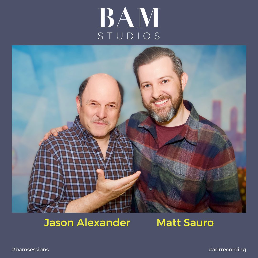 Jason Alexander Records ADR at BAM!