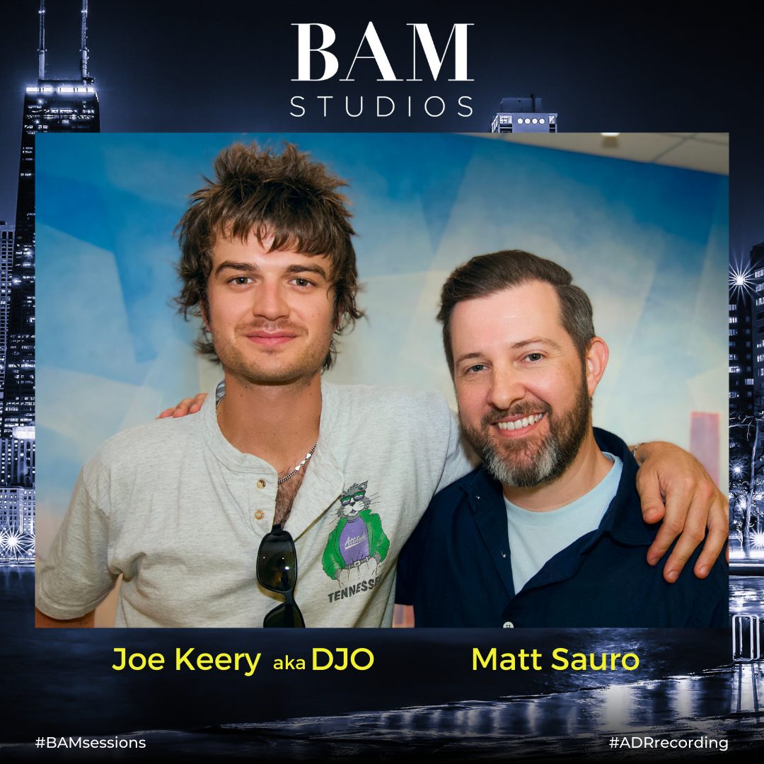 Joe Keery (aka Djo) Records ADR at BAM!