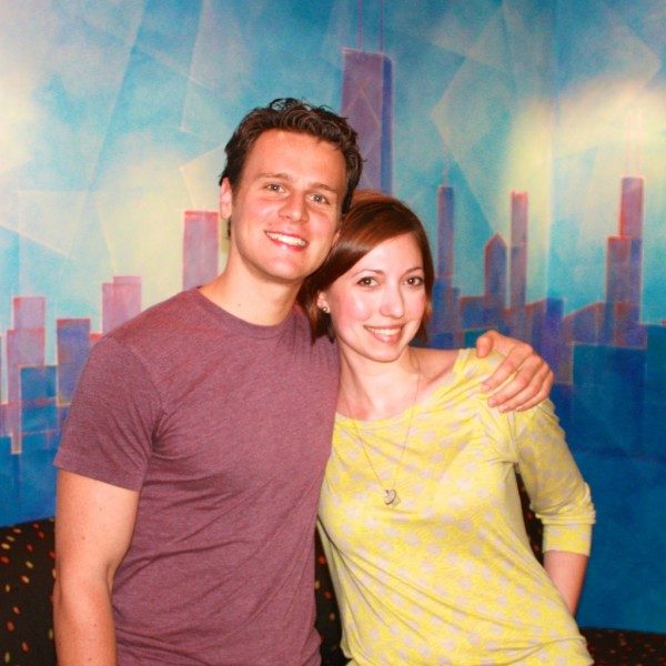 Glee's Jonathan Groff records at BAM!