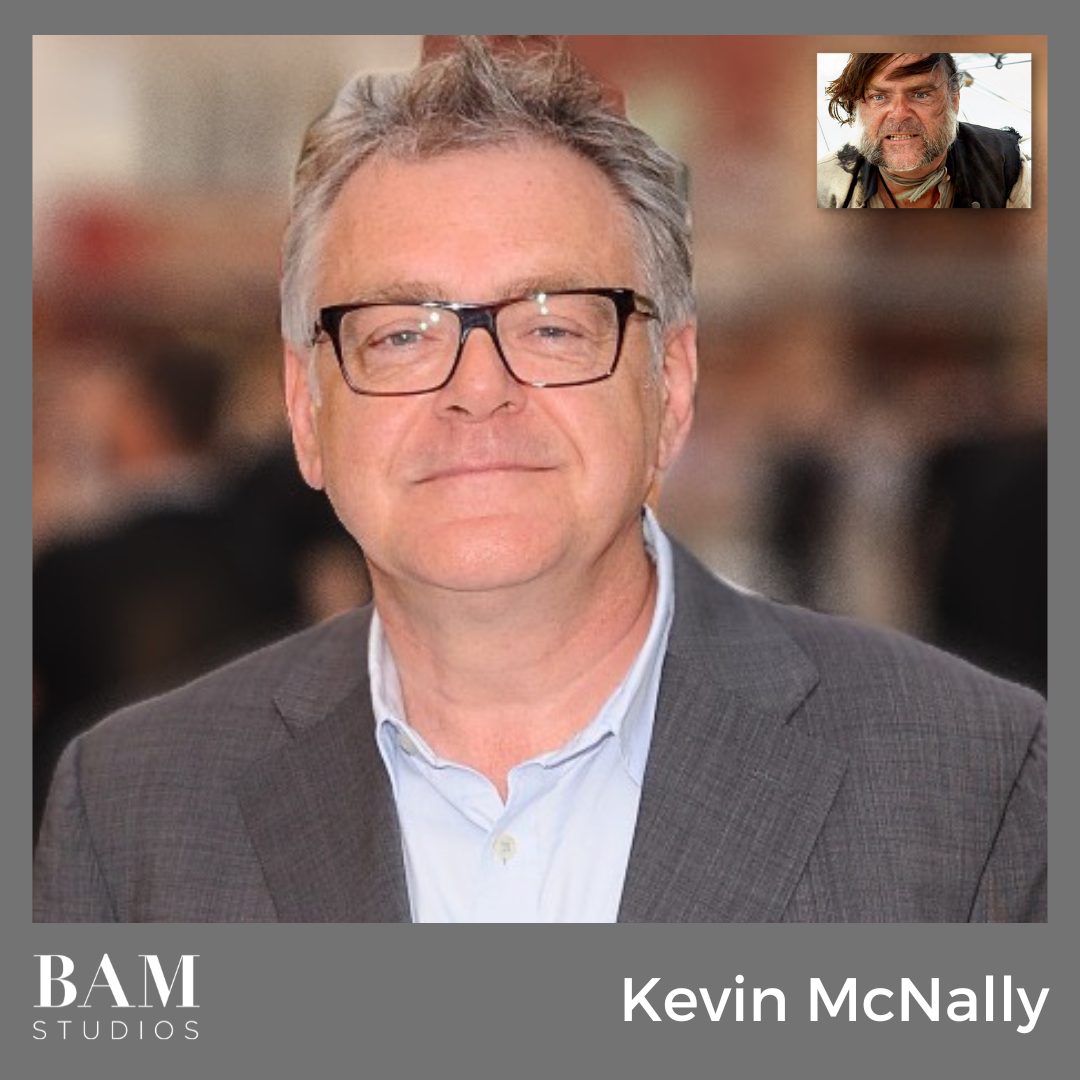 Kevin McNally records ADR at BAM for an upcoming television project!