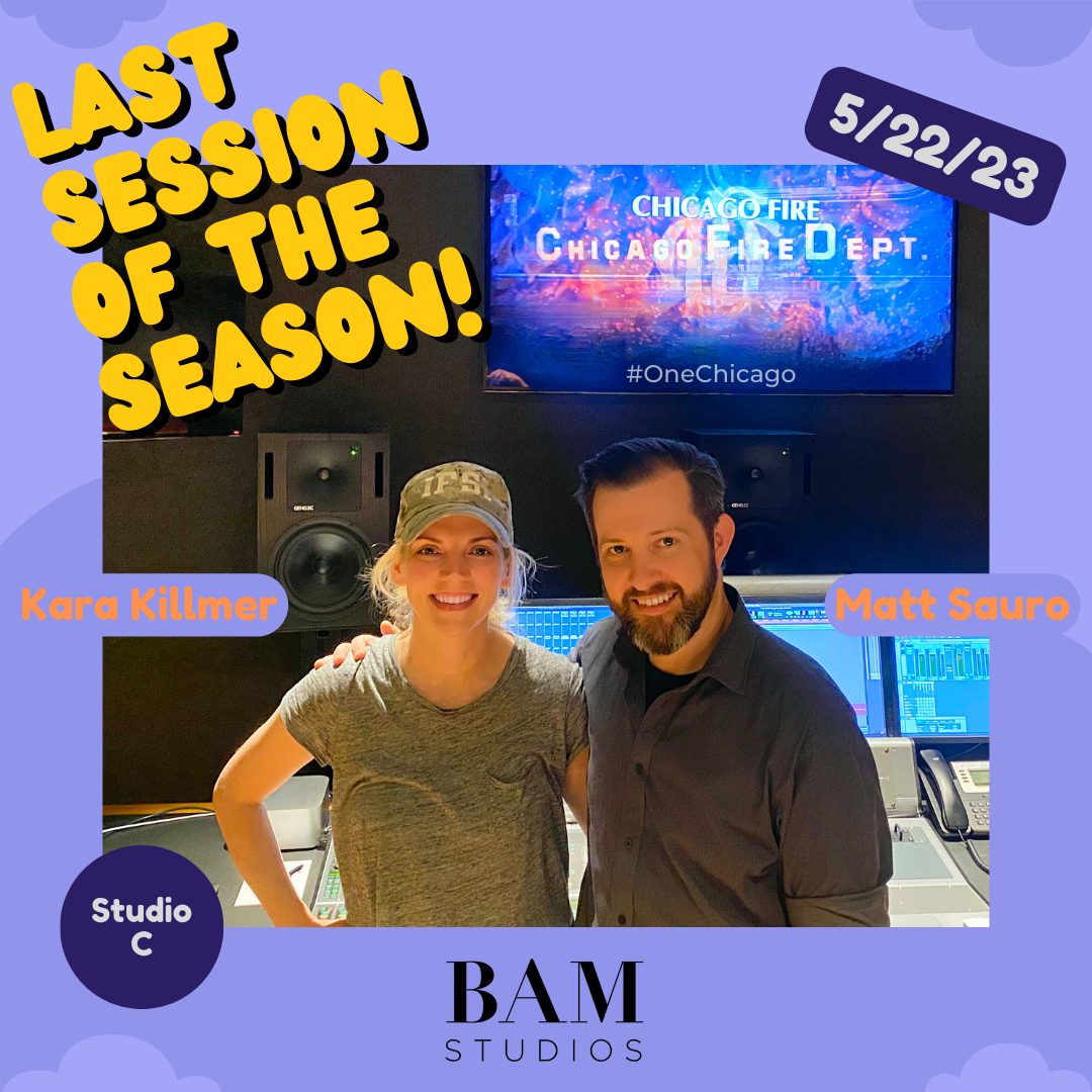 Last "One Chicago" ADR session of the season!