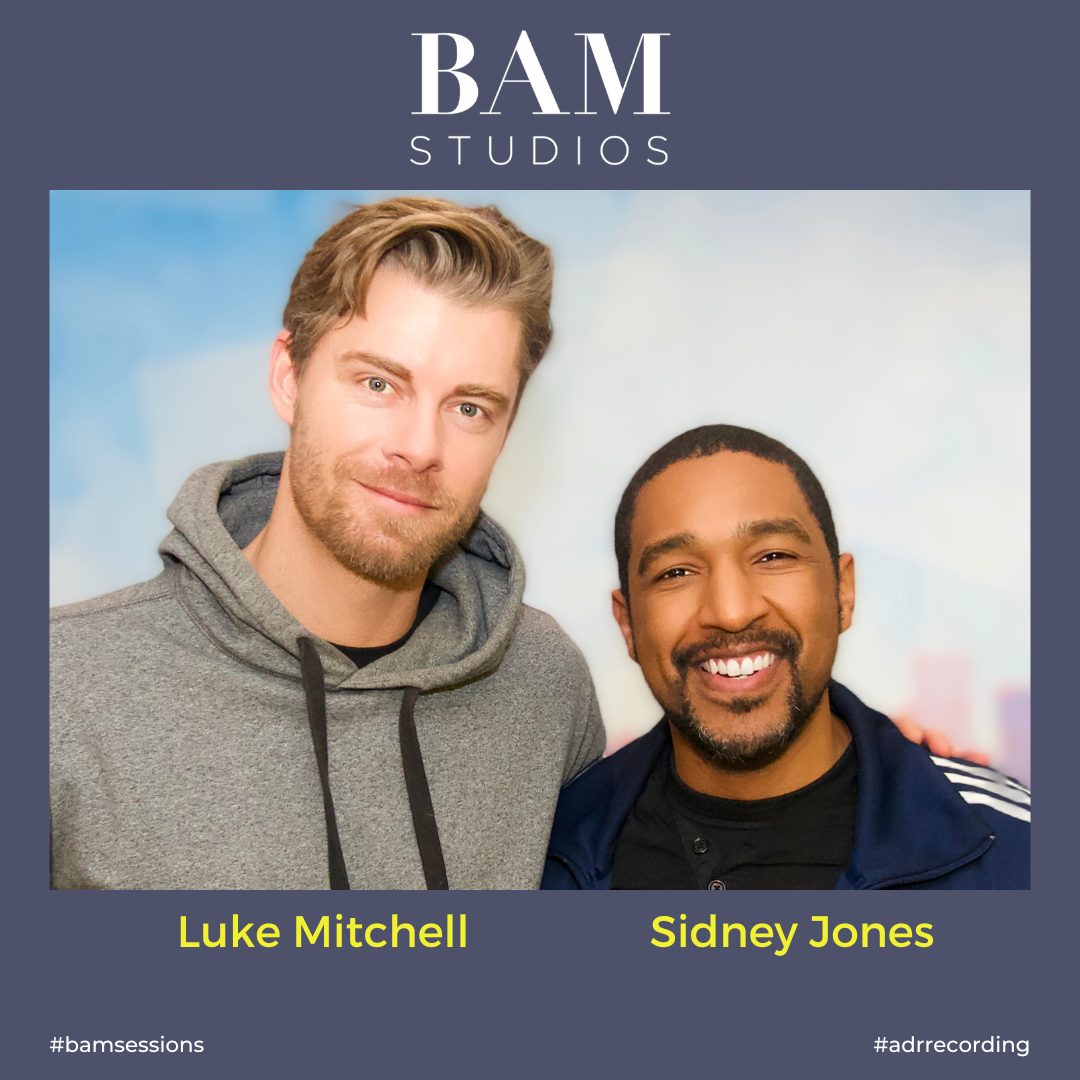 Luke Mitchell records ADR at BAM!
