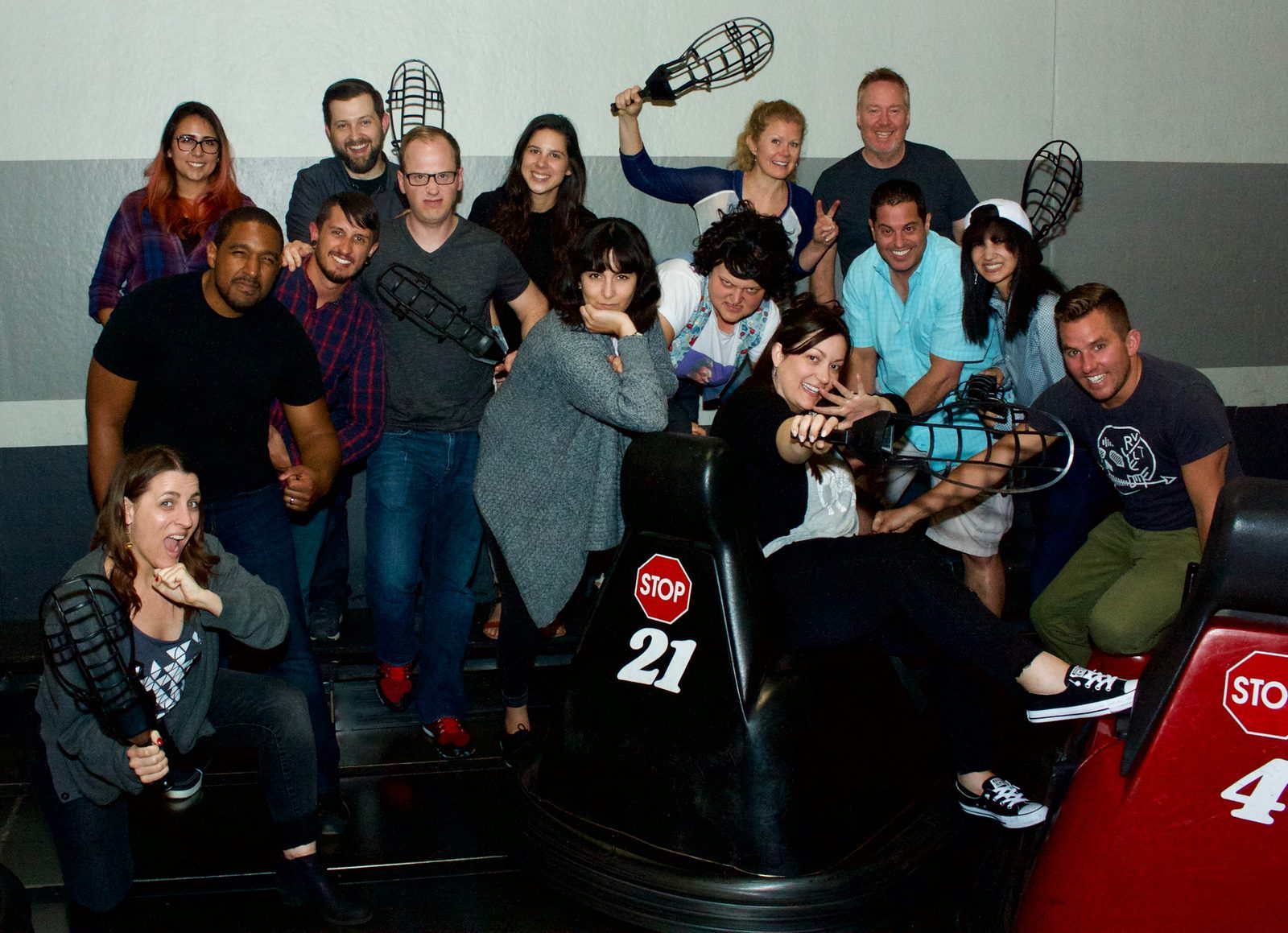 BAM bumps Ink Factory in WhirlyBall!