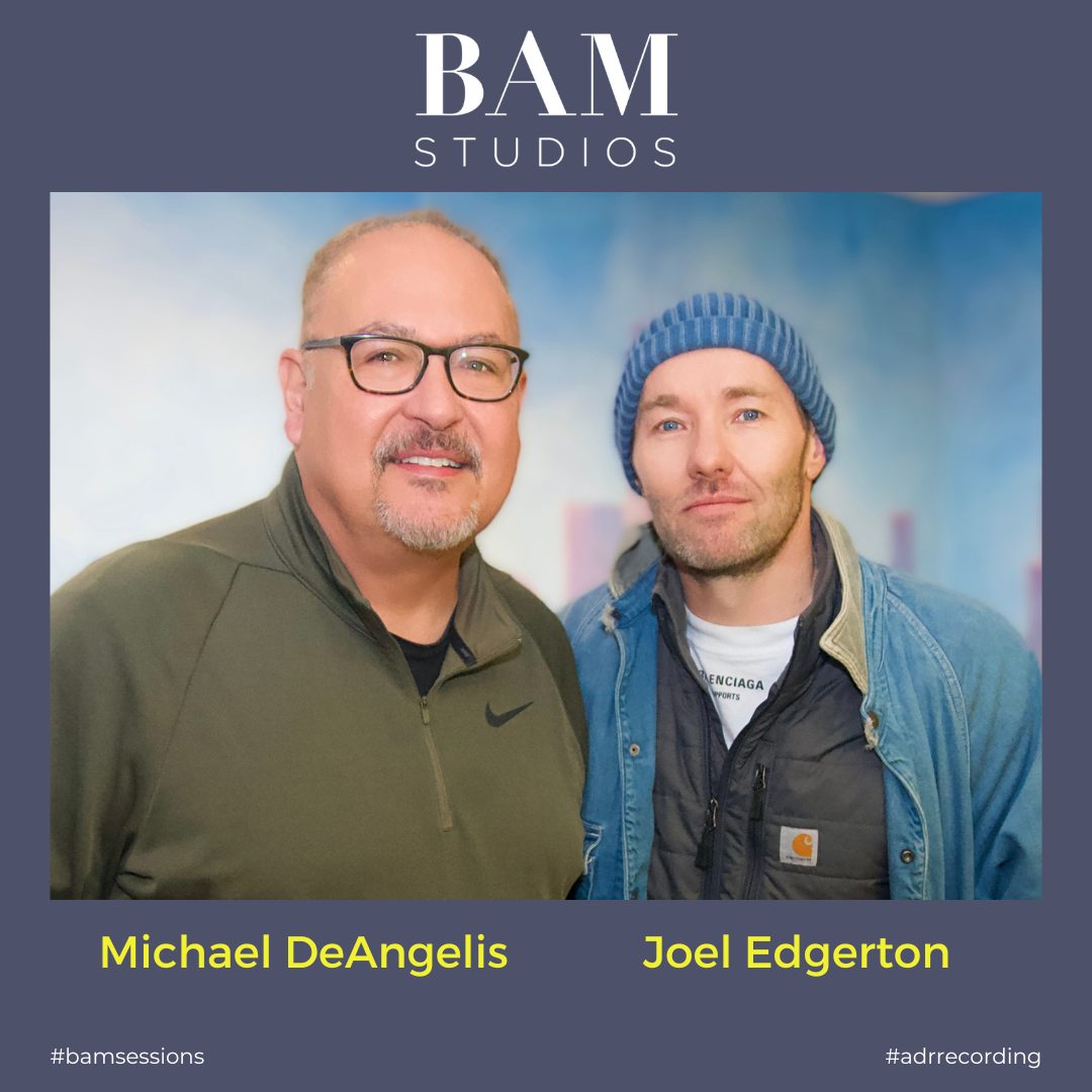 Joel Edgerton Records at BAM for "The Boys In The Boat"!