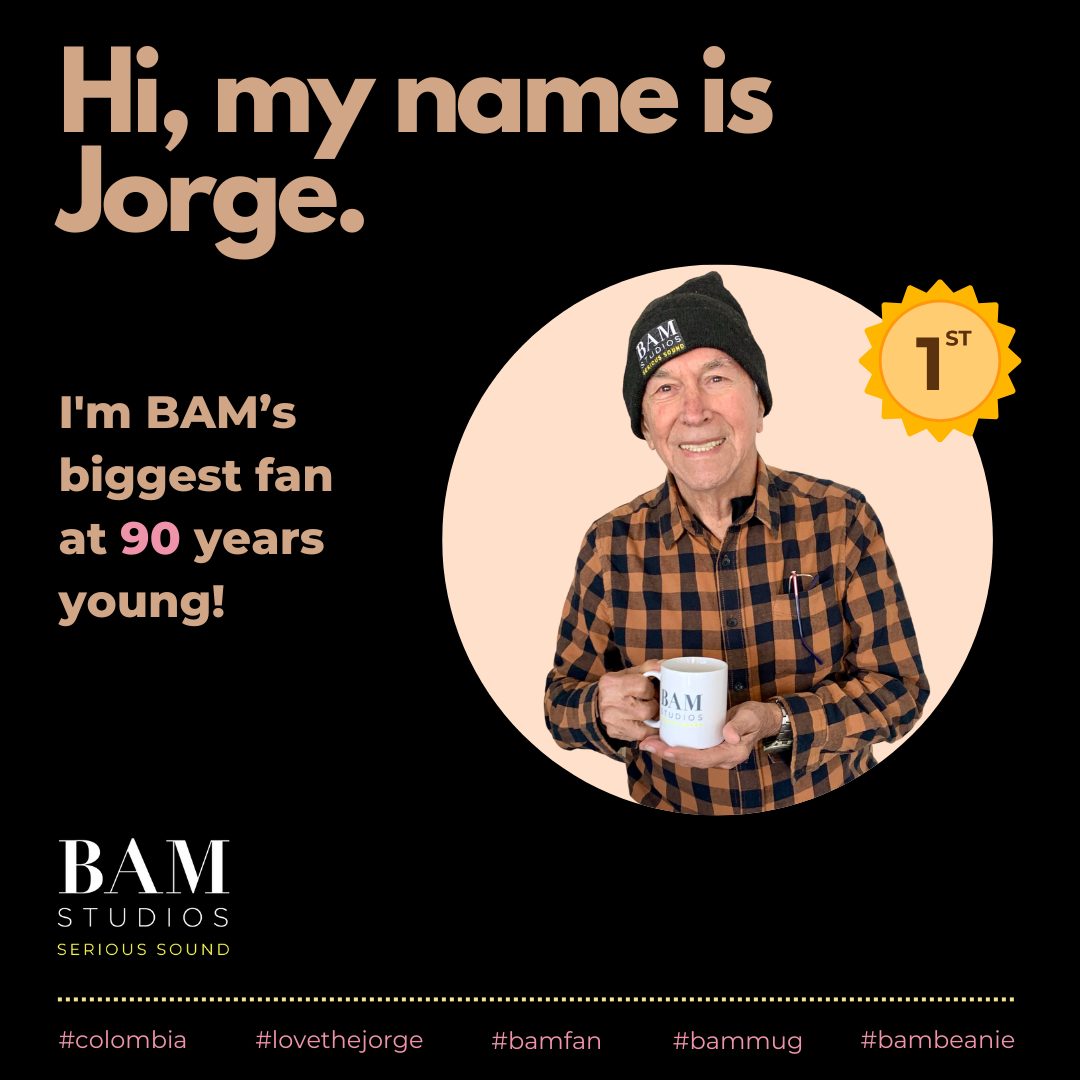 Meet Jorge,  BAM's Biggest Fan!