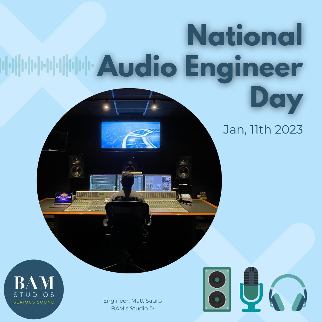 It's National Audio Engineer Day! **