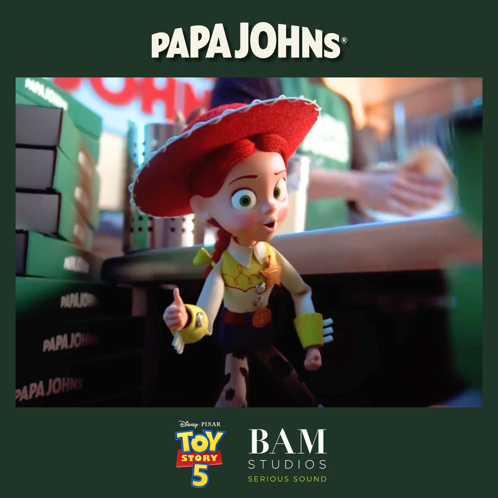 BAM Studios, Toy Story 5, and Papa Johns 🍕