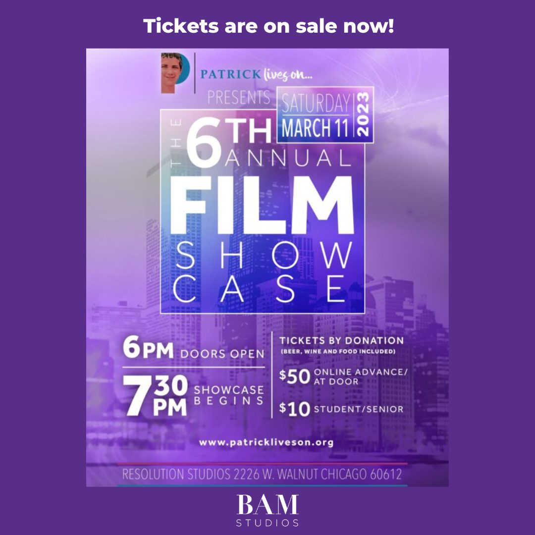 Patrick Lives On Film Showcase and Fundraiser March 2023!