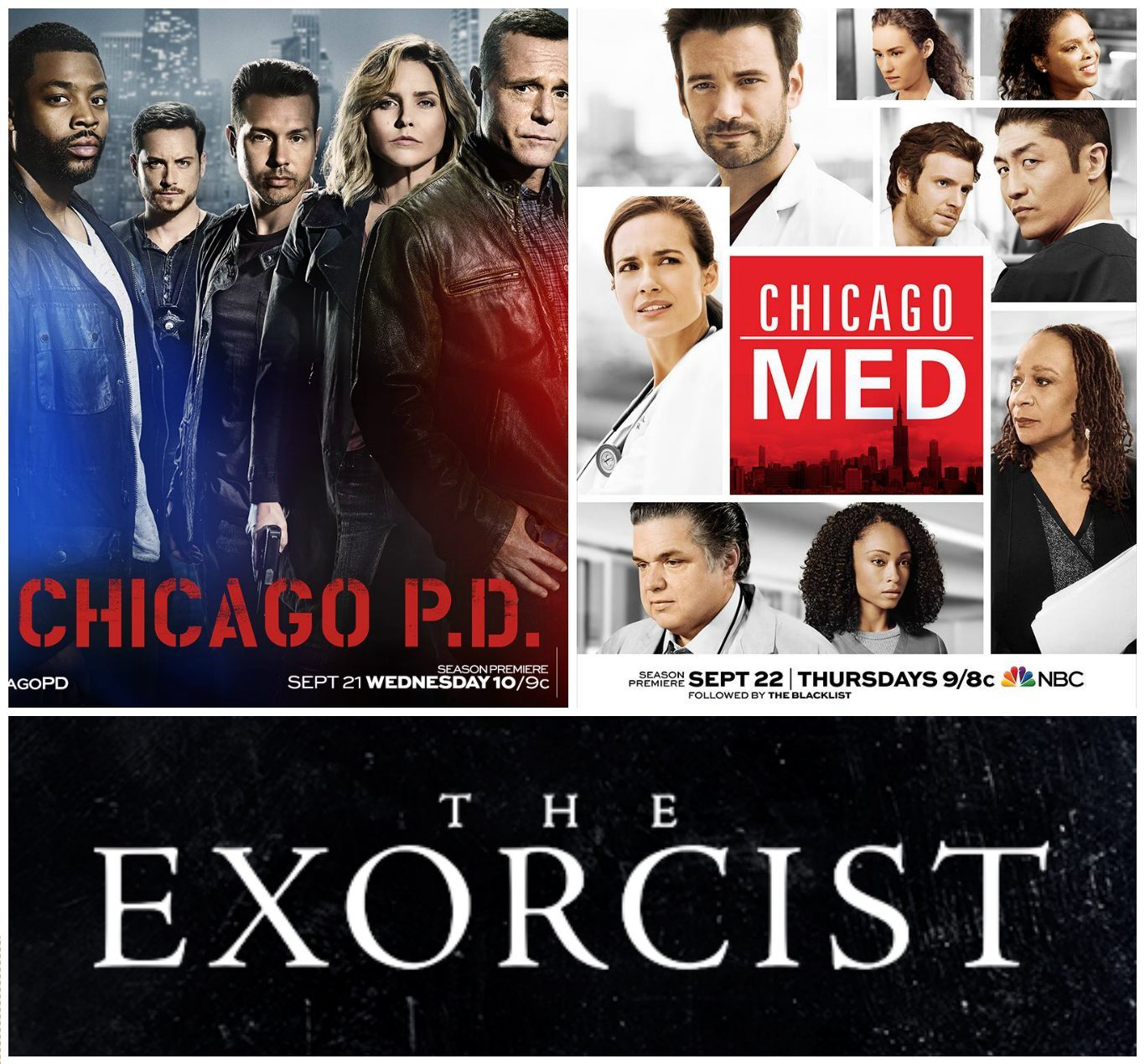 Premieres: "Chicago P.D.", "Chicago Med" & "The Exorcist"