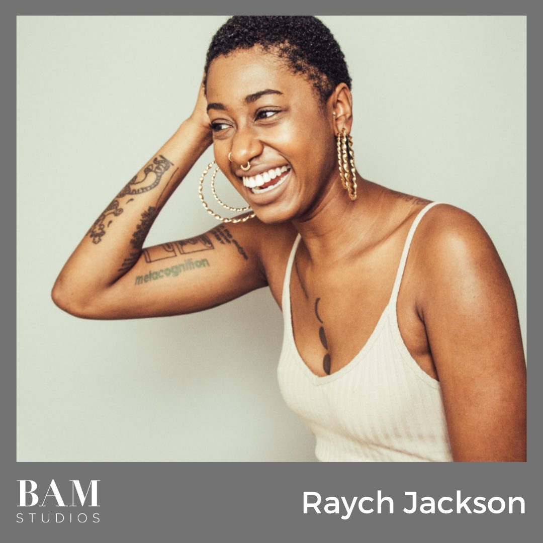Raych Jackson records Wondery podcast at BAM!
