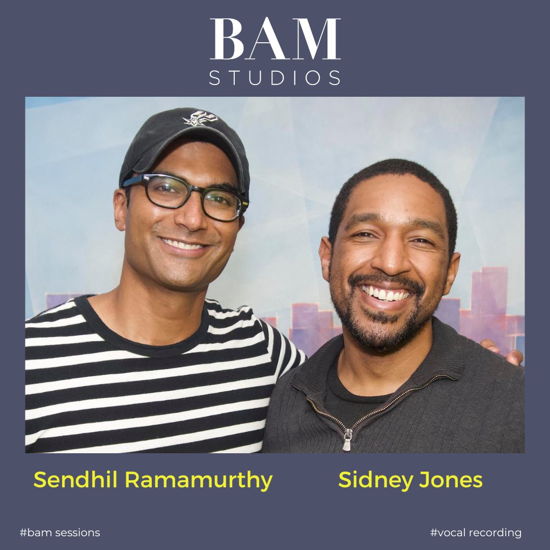 Sendhil Ramamurthy records vocals at BAM for Doom Patrol!
