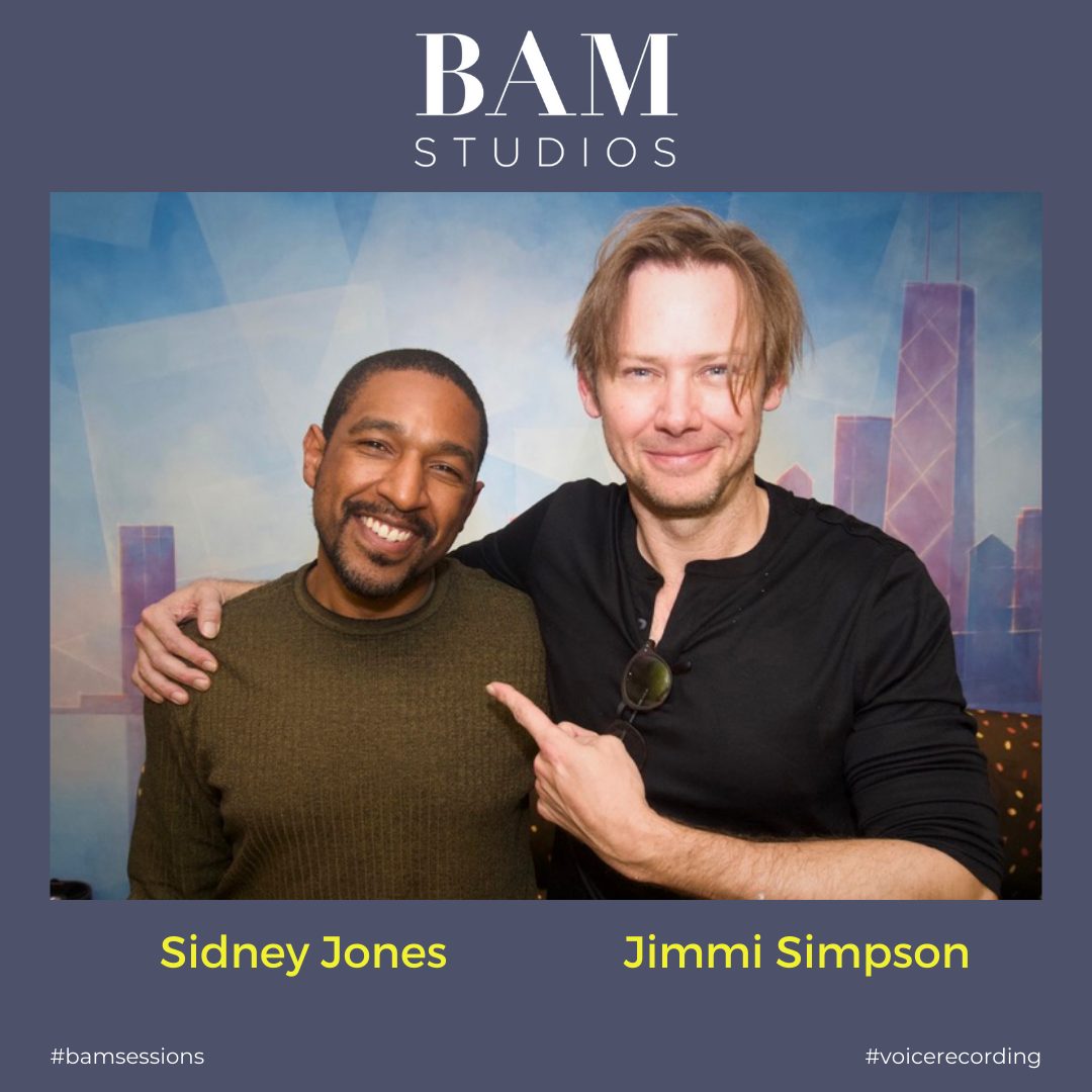 Actor Jimmi Simpson records at BAM!
