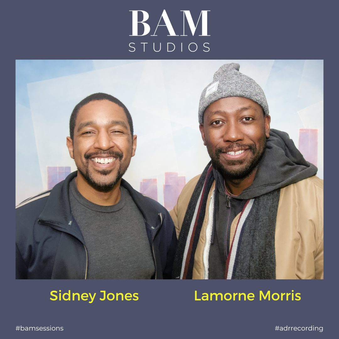 Actor Lamorne Morris recording at BAM!