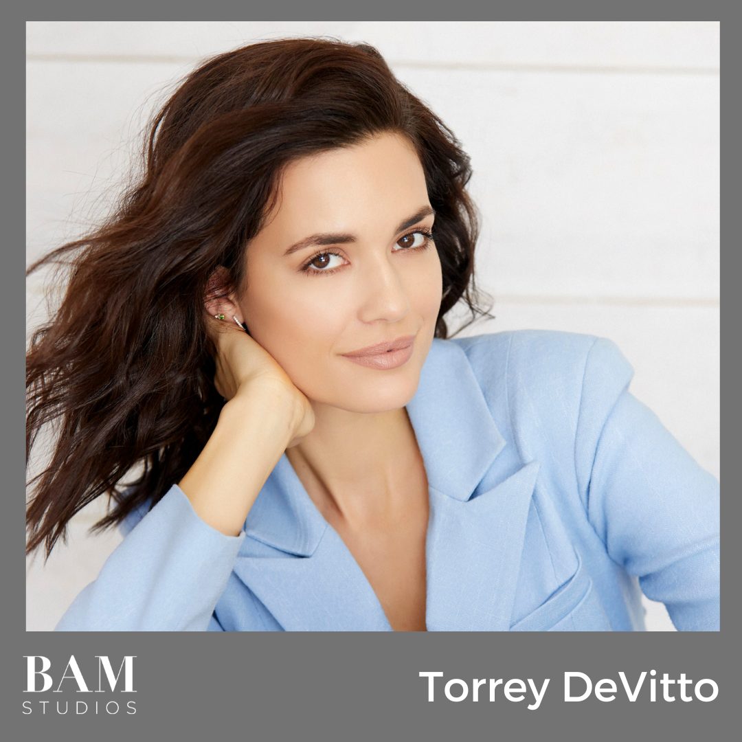 Actress Torrey DeVitto is back recording at BAM!