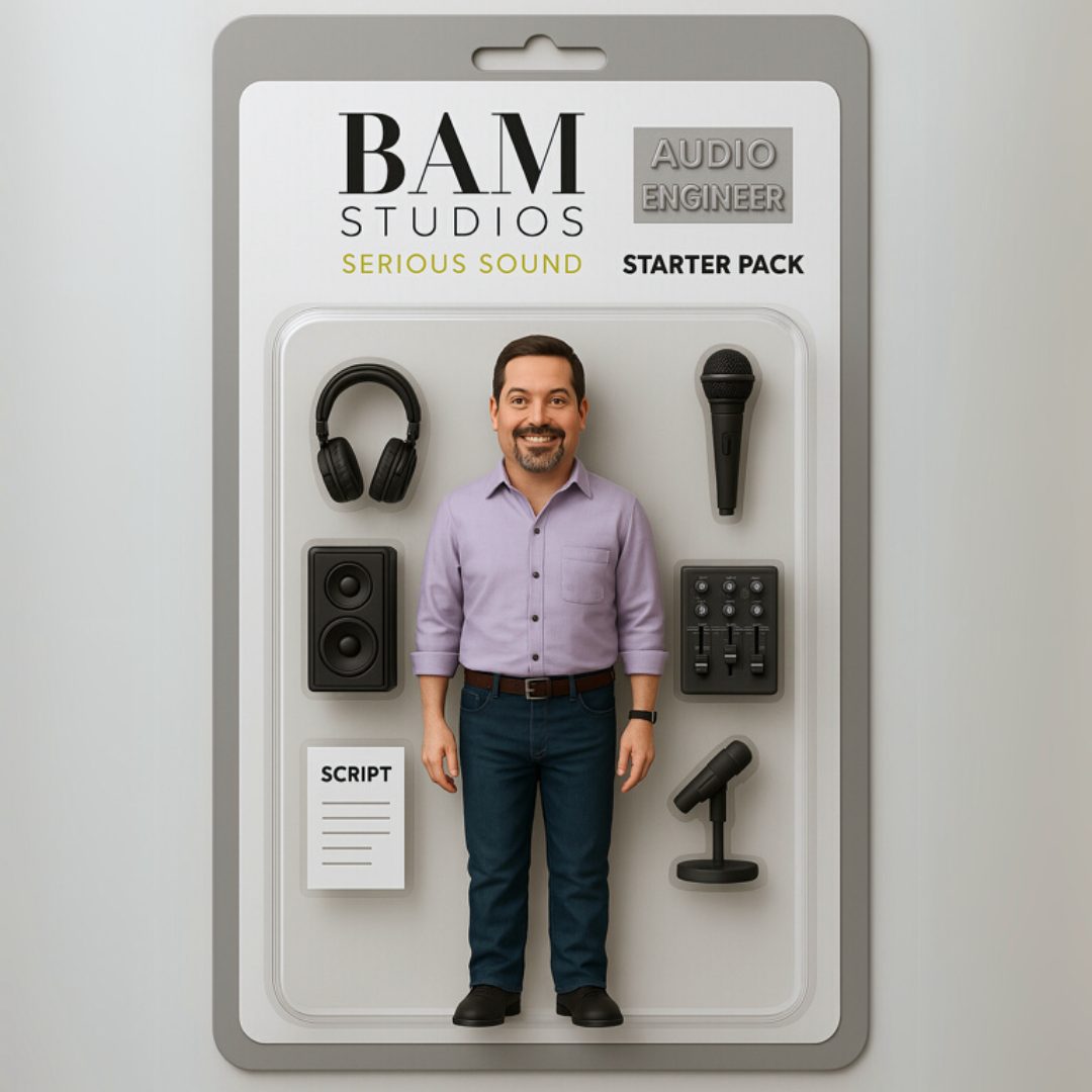 BAM's Audio Engineer Action Figure available now!