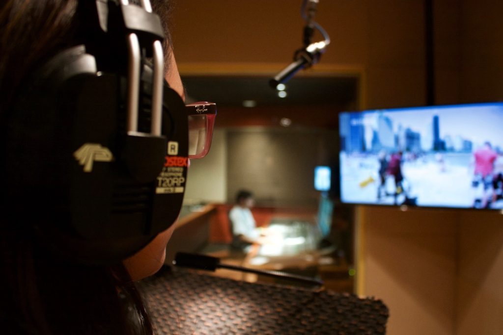 ADR recording at CineBAM