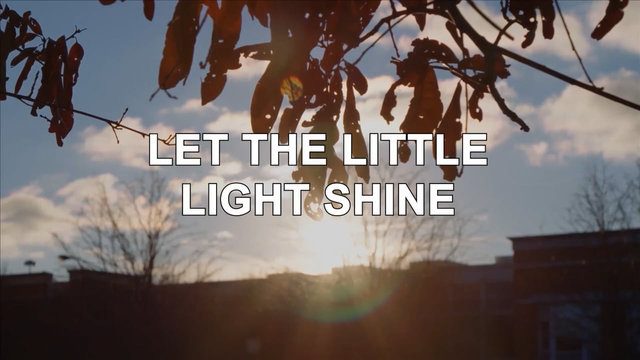 Let The Little Light Shine — poster frame