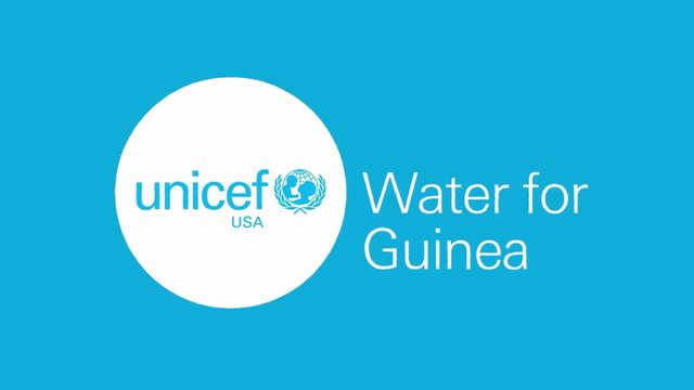 WATER FOR GUINEA - UNICEF — poster frame