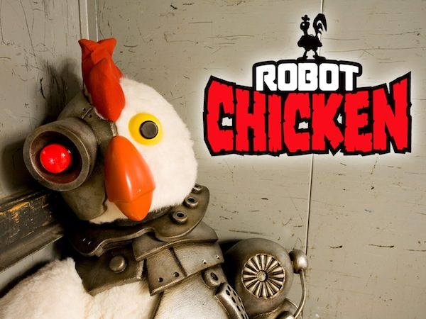 Gillian Anderson Gets Silly at BAM with "Robot Chicken"!