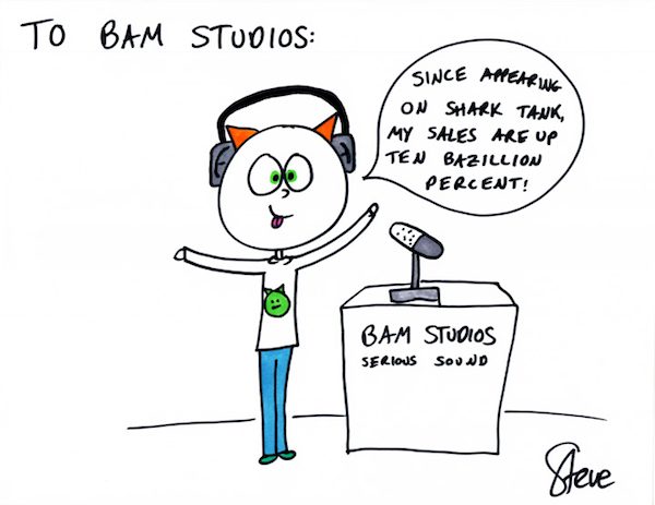 ABC's "Shark Tank" & BAM team up to Draw a Cat for You!