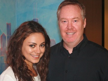 Mila Kunis Records at BAM for “Family Guy”!